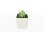 Magnuson KST - 1818L - M - PL Medium Kastan Square Painted Steel Planter with Aluminum Top and Sealed Internal Liner (MAG - KST - 1818L - M - PL - XXX) - SchoolOutlet