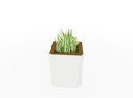 Magnuson KST - 1818L - M - PL Medium Kastan Square Painted Steel Planter with Aluminum Top and Sealed Internal Liner (MAG - KST - 1818L - M - PL - XXX) - SchoolOutlet