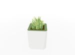 Magnuson KST - 1818L - M - PL Medium Kastan Square Painted Steel Planter with Aluminum Top and Sealed Internal Liner (MAG - KST - 1818L - M - PL - XXX) - SchoolOutlet