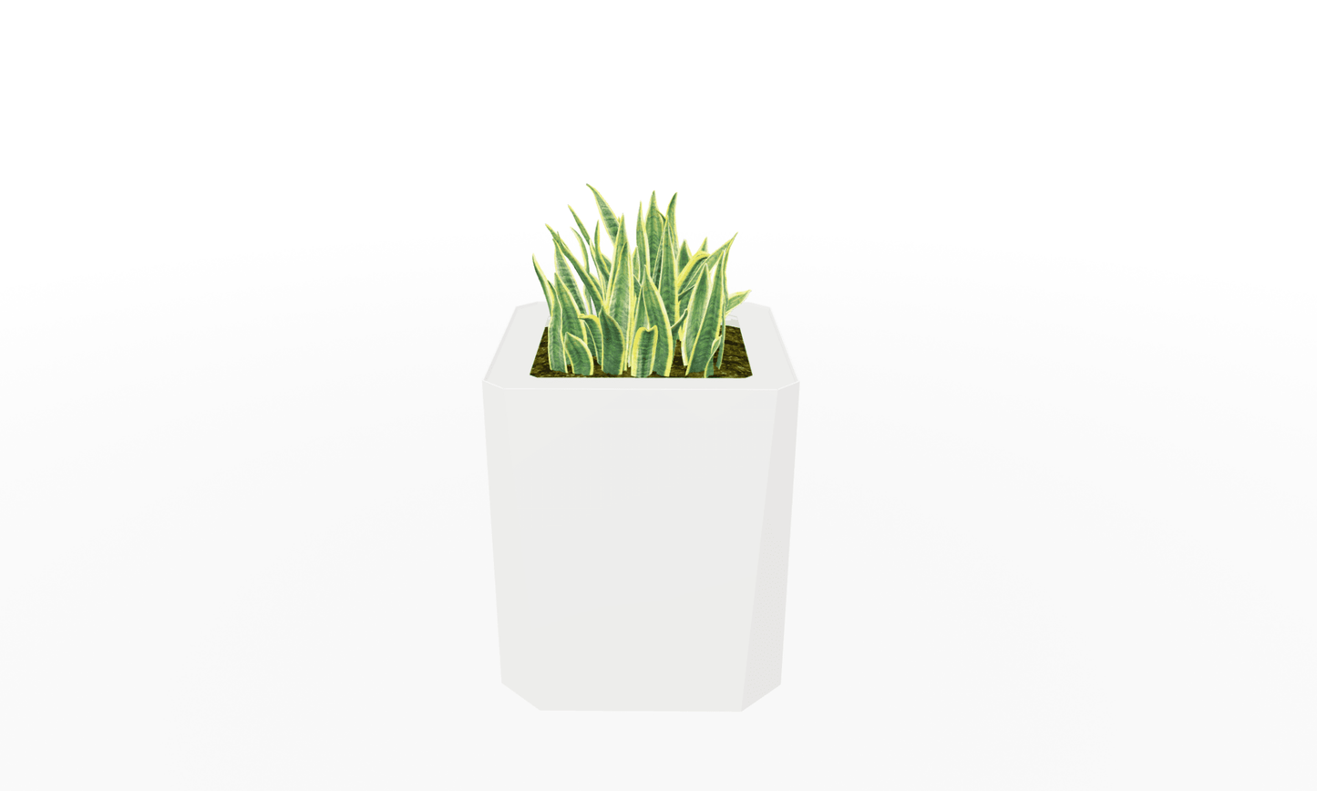 Magnuson KST - 1818L - M - PL Medium Kastan Square Painted Steel Planter with Aluminum Top and Sealed Internal Liner (MAG - KST - 1818L - M - PL - XXX) - SchoolOutlet