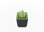 Magnuson KST - 1818L - M - PL Medium Kastan Square Painted Steel Planter with Aluminum Top and Sealed Internal Liner (MAG - KST - 1818L - M - PL - XXX) - SchoolOutlet
