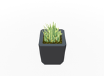 Magnuson KST - 1818L - M - PL Medium Kastan Square Painted Steel Planter with Aluminum Top and Sealed Internal Liner (MAG - KST - 1818L - M - PL - XXX) - SchoolOutlet