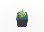Magnuson KST - 1818L - M - PL Medium Kastan Square Painted Steel Planter with Aluminum Top and Sealed Internal Liner (MAG - KST - 1818L - M - PL - XXX) - SchoolOutlet