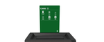 Magnuson L - SIGN - ADH - P Straight Steel Signage Holder with Permanent Adhesive Graphic for Valuta Laminate Units (MAG - L - SIGN - ADH - P - XXX) - SchoolOutlet