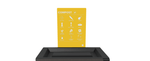 Magnuson L - SIGN - ADH - P Straight Steel Signage Holder with Permanent Adhesive Graphic for Valuta Laminate Units (MAG - L - SIGN - ADH - P - XXX) - SchoolOutlet