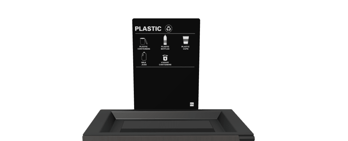 Magnuson L - SIGN - ADH - P Straight Steel Signage Holder with Permanent Adhesive Graphic for Valuta Laminate Units (MAG - L - SIGN - ADH - P - XXX) - SchoolOutlet