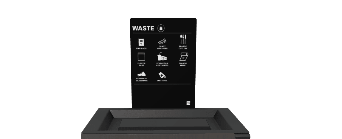 Magnuson L - SIGN - ADH - P Straight Steel Signage Holder with Permanent Adhesive Graphic for Valuta Laminate Units (MAG - L - SIGN - ADH - P - XXX) - SchoolOutlet