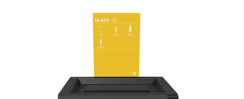 Magnuson L - SIGN - MAG - R Straight Steel Signage Holder with Removable Magnetic Graphic for Valuta Laminate Units (MAGL - SIGN - MAG - R - XXX) - SchoolOutlet