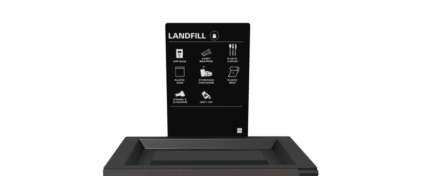 Magnuson L - SIGN - MAG - R Straight Steel Signage Holder with Removable Magnetic Graphic for Valuta Laminate Units (MAGL - SIGN - MAG - R - XXX) - SchoolOutlet