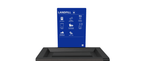 Magnuson L - SIGN - MAG - R Straight Steel Signage Holder with Removable Magnetic Graphic for Valuta Laminate Units (MAGL - SIGN - MAG - R - XXX) - SchoolOutlet