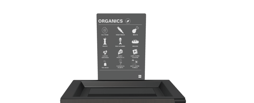 Magnuson L - SIGN - MAG - R Straight Steel Signage Holder with Removable Magnetic Graphic for Valuta Laminate Units (MAGL - SIGN - MAG - R - XXX) - SchoolOutlet