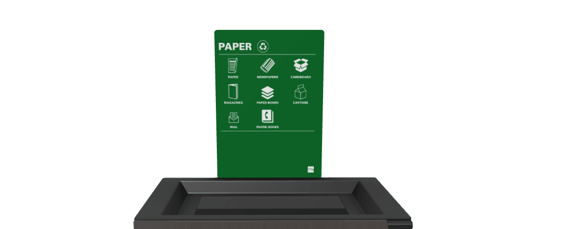 Magnuson L - SIGN - MAG - R Straight Steel Signage Holder with Removable Magnetic Graphic for Valuta Laminate Units (MAGL - SIGN - MAG - R - XXX) - SchoolOutlet