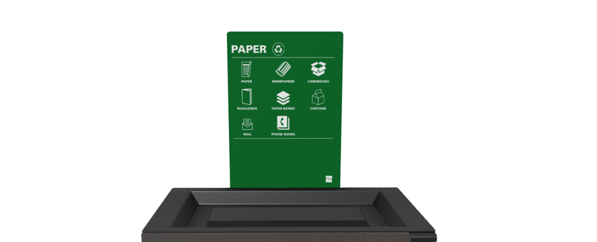 Magnuson L - SIGN - MAG - R Straight Steel Signage Holder with Removable Magnetic Graphic for Valuta Laminate Units (MAGL - SIGN - MAG - R - XXX) - SchoolOutlet