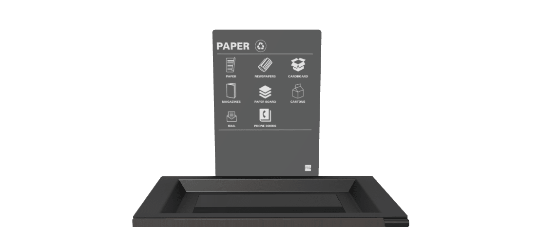 Magnuson L - SIGN - MAG - R Straight Steel Signage Holder with Removable Magnetic Graphic for Valuta Laminate Units (MAGL - SIGN - MAG - R - XXX) - SchoolOutlet
