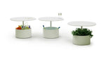 Magnuson Biophilic Architectural Pedestal Storage Table 27.625
