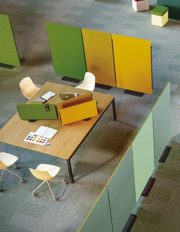 Magnuson Marea Mobile Acoustic Privacy Screen - 39.375"W x 11.375"D x 63"H (MAG - MA - 160 - 100) - SchoolOutlet