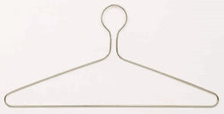Magnuson Nickel Chromium Steel Anti-Theft Closed Loop Coat Hanger 17"W x 0.125"D x 7.63"H (MAG-MG-17CL)