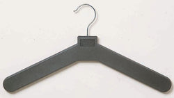 Magnuson High-Impact Polystyrene Open Hook Coat Hanger 100-Pack 17"W x 0.75"D x 9"H (MAG-MG-17PH-100)