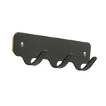 Magnuson Painted Steel 3 - Hook Strip with Wood Backplate (MAG - NOMIS - 3) - SchoolOutlet