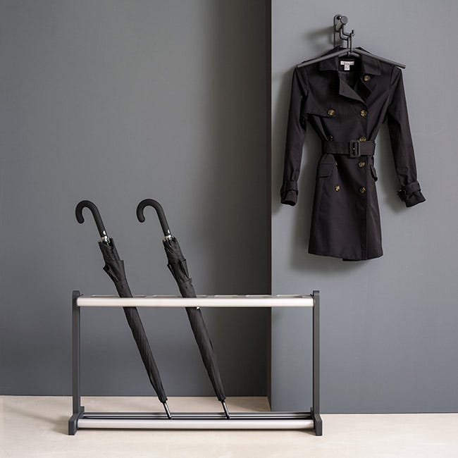 Magnuson U Series High - Capacity Steel & Aluminum Umbrella Rack 39.4"W x 8.7"D x 20.9"H (MAG - P - 100) - SchoolOutlet