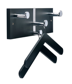 Magnuson Executive Wall Costumer with 3 Polished Chrome Knobs 18"W x 3.56"D x 6"H (MAG-PC-550)