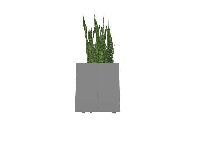 Magnuson Double - Compartment Wide Painted Steel Indoor Planter with Dual Removable Tops and Internal Liners (MAG - PIC - 2x45R - PL - PL - XXX) - SchoolOutlet