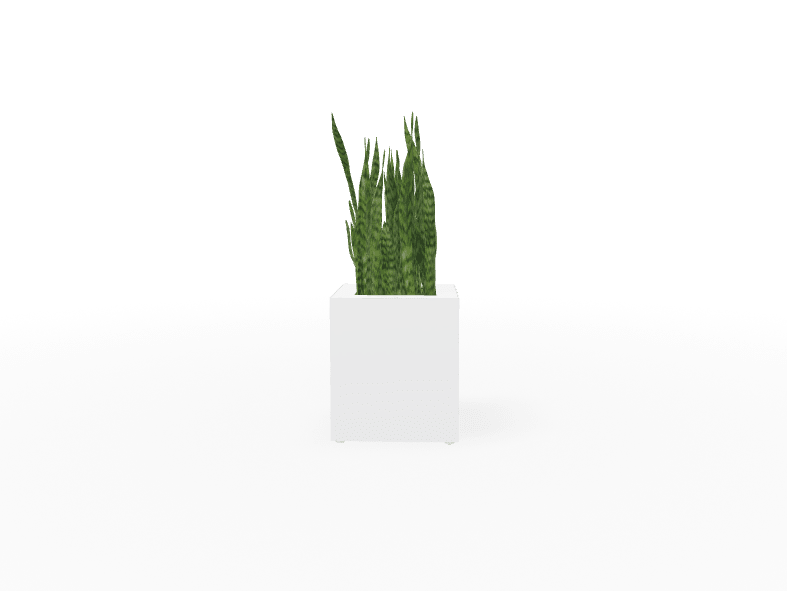 Magnuson Square Single - Compartment Painted Steel Indoor Planter with Removable Top and Internal Liner (MAG - PIC - 30 - PL - XXX) - SchoolOutlet