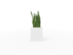 Magnuson Square Single - Compartment Painted Steel Indoor Planter with Removable Top and Internal Liner (MAG - PIC - 30 - PL - XXX) - SchoolOutlet