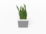 Magnuson Square Single - Compartment Painted Steel Indoor Planter with Removable Top and Internal Liner (MAG - PIC - 30 - PL - XXX) - SchoolOutlet