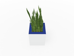 Magnuson Square Single - Compartment Painted Steel Indoor Planter with Removable Top and Internal Liner (MAG - PIC - 30 - PL - XXX) - SchoolOutlet