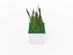 Magnuson Square Single - Compartment Painted Steel Indoor Planter with Removable Top and Internal Liner (MAG - PIC - 30 - PL - XXX) - SchoolOutlet
