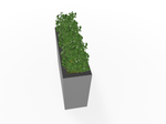 Magnuson Triple - Compartment Wide Painted Steel Indoor Planter with Three Removable Tops and Internal Liners (MAG - PIC - 3x60 - PL - PL - PL - XXX) - SchoolOutlet