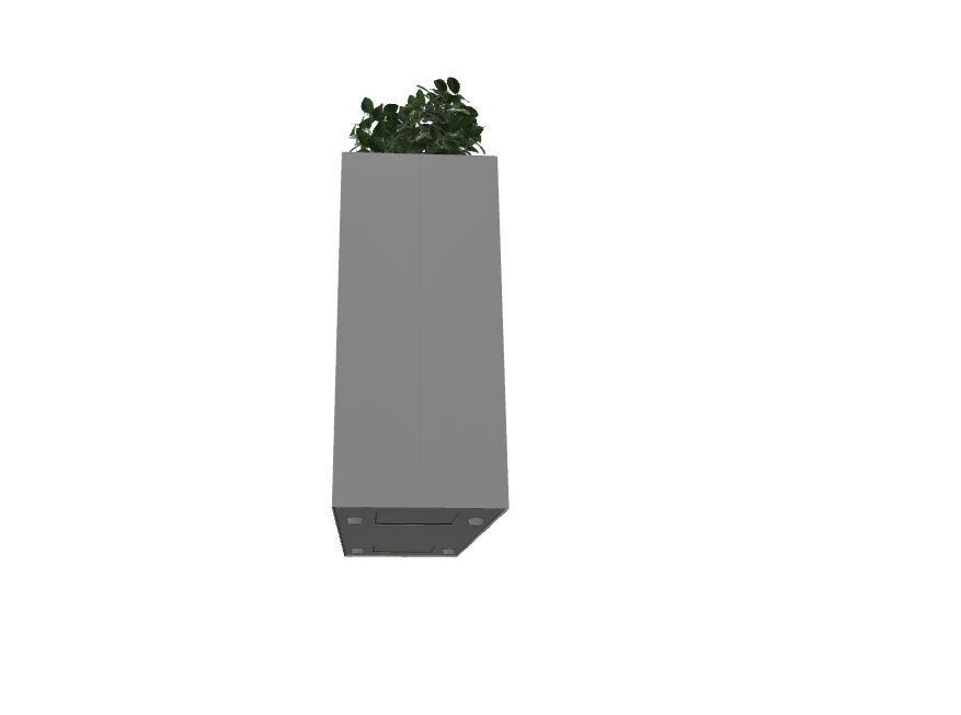 Magnuson Triple - Compartment Wide Painted Steel Indoor Planter with Three Removable Tops and Internal Liners (MAG - PIC - 3x60 - PL - PL - PL - XXX) - SchoolOutlet