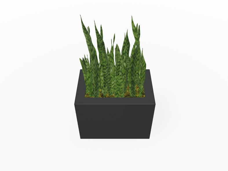 Magnuson Rectangular Single - Compartment Painted Steel Indoor Planter with Removable Top and Internal Liner (MAG - PIC - 45R - PL - XXX) - SchoolOutlet
