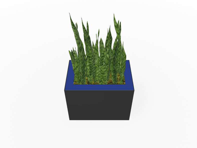 Magnuson Rectangular Single - Compartment Painted Steel Indoor Planter with Removable Top and Internal Liner (MAG - PIC - 45R - PL - XXX) - SchoolOutlet