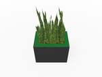 Magnuson Rectangular Single - Compartment Painted Steel Indoor Planter with Removable Top and Internal Liner (MAG - PIC - 45R - PL - XXX) - SchoolOutlet