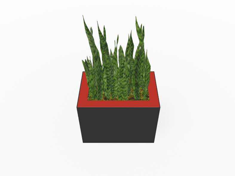 Magnuson Rectangular Single - Compartment Painted Steel Indoor Planter with Removable Top and Internal Liner (MAG - PIC - 45R - PL - XXX) - SchoolOutlet