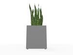 Magnuson Rectangular Single - Compartment Painted Steel Indoor Planter with Removable Top and Internal Liner (MAG - PIC - 45R - PL - XXX) - SchoolOutlet