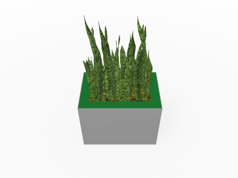 Magnuson Rectangular Single - Compartment Painted Steel Indoor Planter with Removable Top and Internal Liner (MAG - PIC - 45R - PL - XXX) - SchoolOutlet