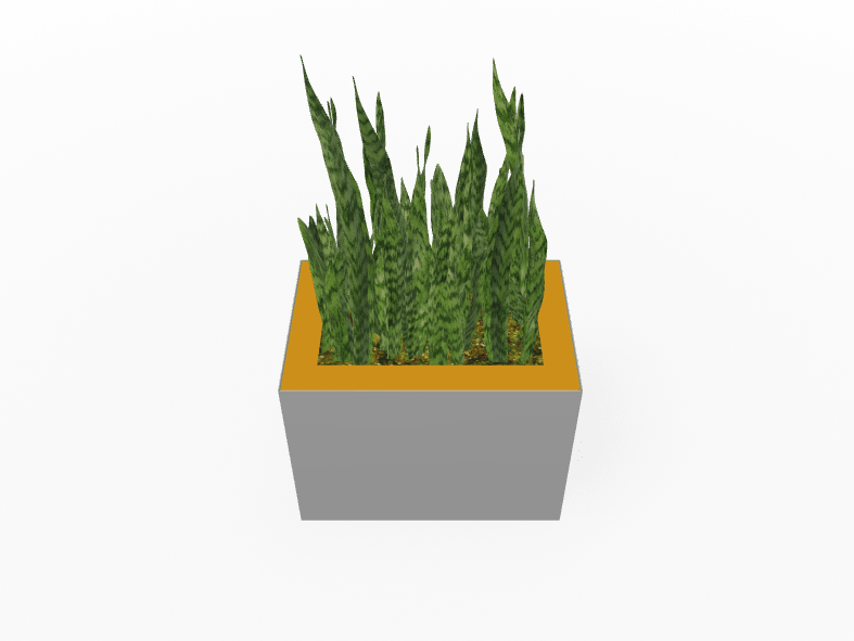 Magnuson Rectangular Single - Compartment Painted Steel Indoor Planter with Removable Top and Internal Liner (MAG - PIC - 45R - PL - XXX) - SchoolOutlet