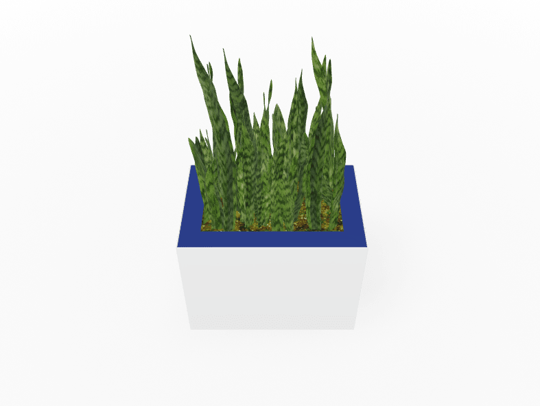 Magnuson Rectangular Single - Compartment Painted Steel Indoor Planter with Removable Top and Internal Liner (MAG - PIC - 45R - PL - XXX) - SchoolOutlet