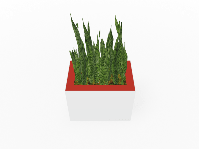 Magnuson Rectangular Single - Compartment Painted Steel Indoor Planter with Removable Top and Internal Liner (MAG - PIC - 45R - PL - XXX) - SchoolOutlet