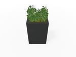 Magnuson Rectangular Single - Compartment Painted Steel Indoor Planter with Removable Top and Internal Liner (MAG - PIC - 90R - PL - XXX) - SchoolOutlet