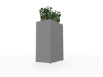Magnuson Rectangular Single - Compartment Painted Steel Indoor Planter with Removable Top and Internal Liner (MAG - PIC - 90R - PL - XXX) - SchoolOutlet