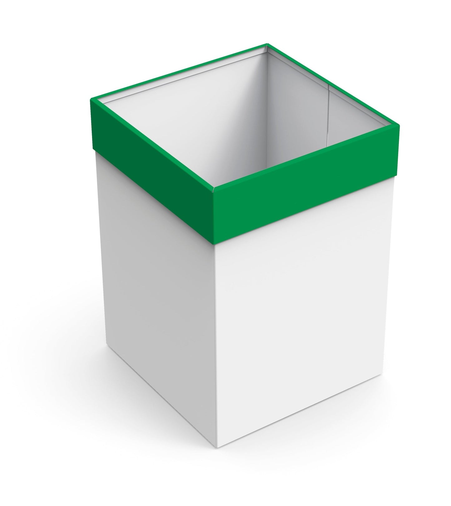 Magnuson PUP 5.5 - Gallon Designer Steel Waste Receptacle with Minimalist Folded Silhouette (MAG - PUP - XXX) - SchoolOutlet