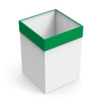 Magnuson PUP 5.5 - Gallon Designer Steel Waste Receptacle with Minimalist Folded Silhouette (MAG - PUP - XXX) - SchoolOutlet