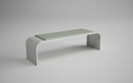 Magnuson RESPIT - 01C Modern Indoor Painted Steel Bench with Integrated Upholstered Cushion (MAG - RESPIT - 01C - XXX) - SchoolOutlet