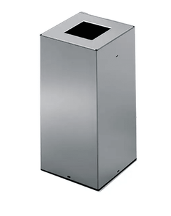 Magnuson RIGA-30 13.2-Gallon Stainless Steel Slim Waste Receptacle with Painted Top and Integrated Bag Ring (MAG-RIGA-30-XXX)
