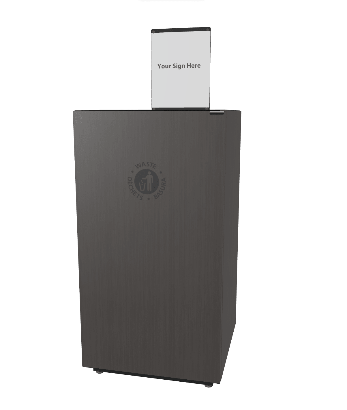 Magnuson SIGN - ACR Angled Steel and Acrylic Signage Holder for Valuta and Sotare Receptacles (MAG - SIGN - ACR) - SchoolOutlet