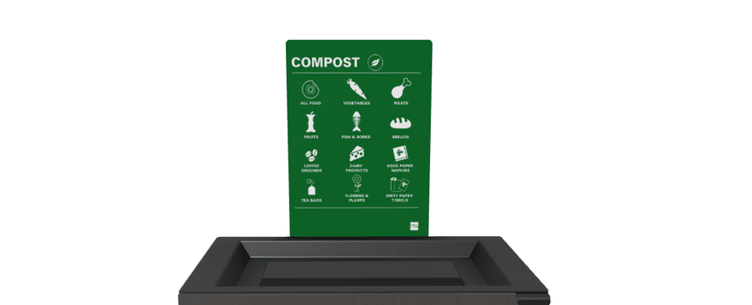 Magnuson SIGN - ADH - P Steel Signage Holder with Permanent Adhesive Graphic for Valuta and Sotare Units (MAG - SIGN - ADH - P - XXX) - SchoolOutlet